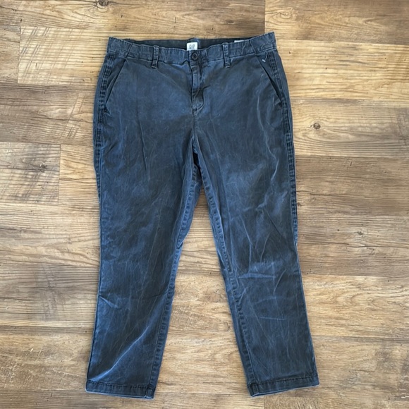 Gap Girlfriend Chino Pants in Blue Size 12 Petite - Picture 1 of 9
